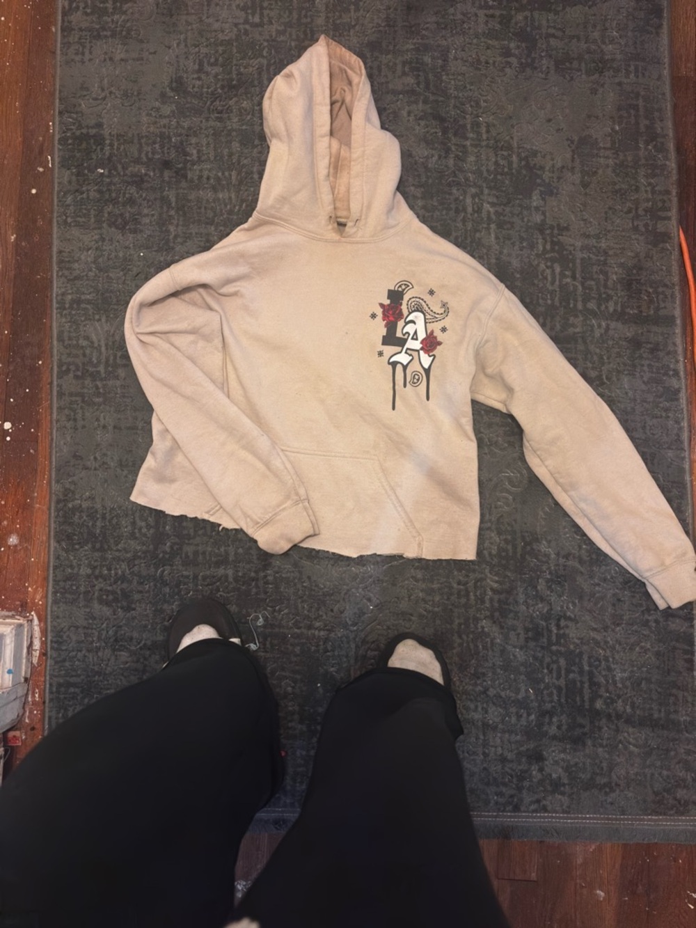Los Angeles Club Crop Hoodie!